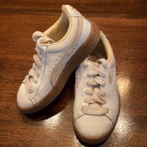 Kids Leather Puma Sneakers